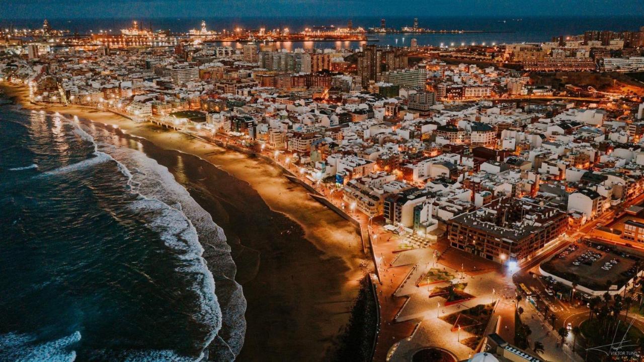 ラスパルマス・デ・グランカナリアUpscale***Las Canteras Beach***Balconyアパートメント エクステリア 写真