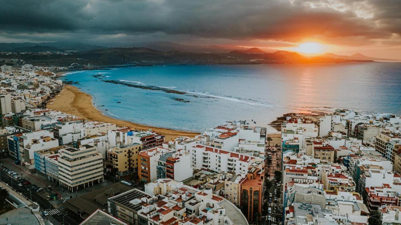 ラスパルマス・デ・グランカナリアUpscale***Las Canteras Beach***Balconyアパートメント エクステリア 写真