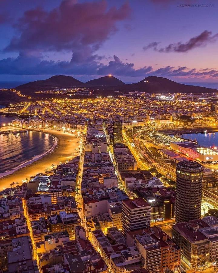 ラスパルマス・デ・グランカナリアUpscale***Las Canteras Beach***Balconyアパートメント エクステリア 写真